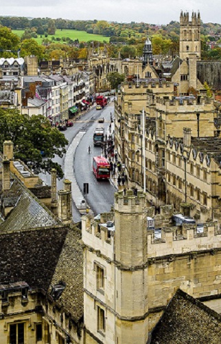 Oxford city street Oxford city street